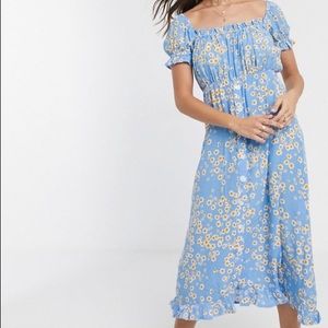 Faithful the brand Ina floral print midi dress